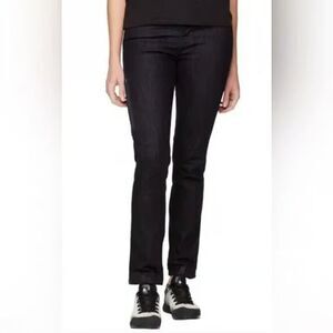 Black Diamond Womens Mission Wool Denim Pants Slim Fit Blue Outdoor Climbing